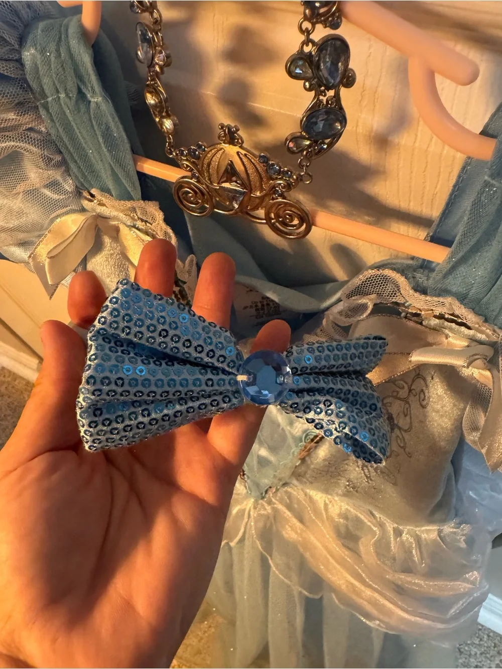 Disney Cinderella Blue Princess Dress Costume for Kids